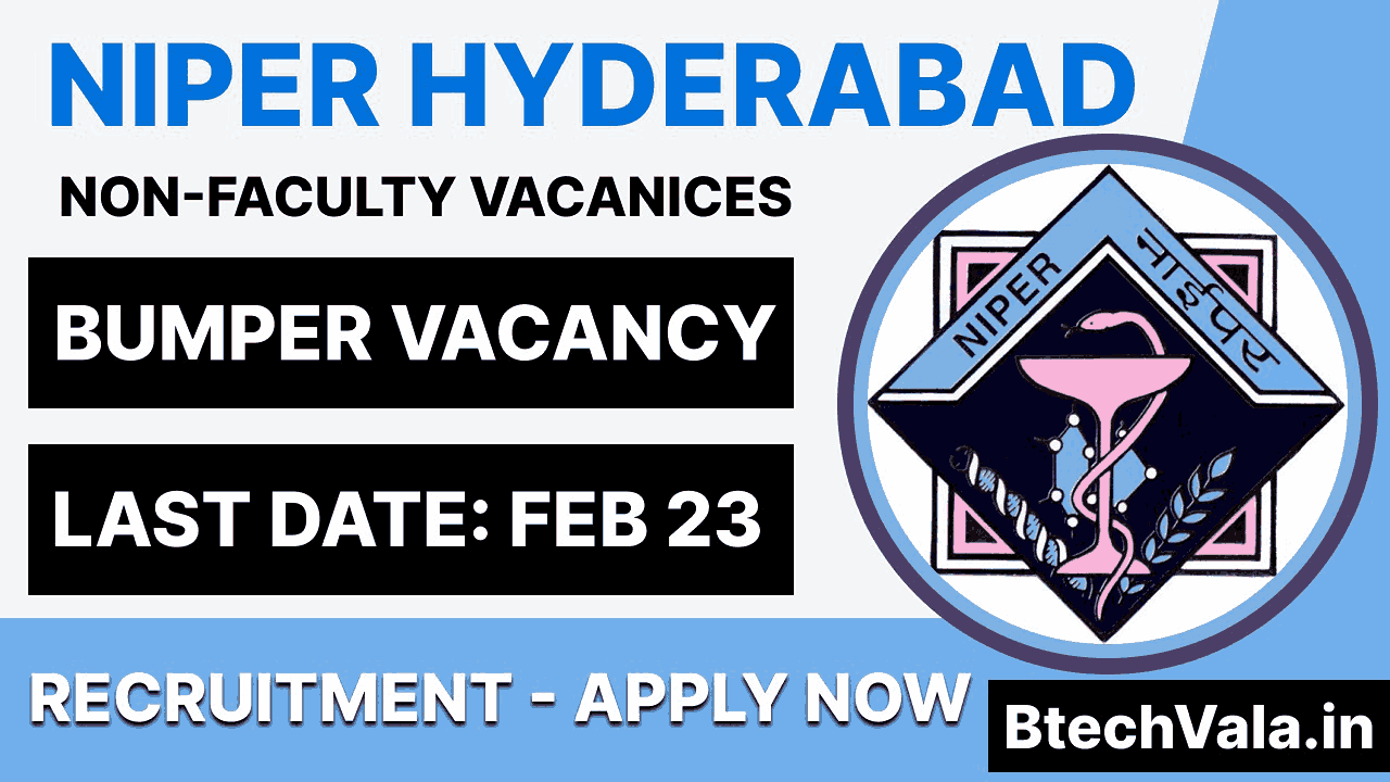 NIPER Non-Faculty Recruitment 2025